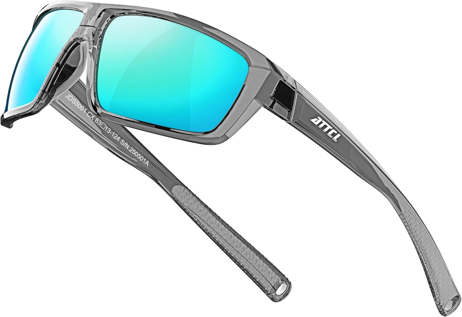 ATTCL 0.8 oz Polarized Sunglasses Men TR90 Wrap Around UV400 Fishing Sports