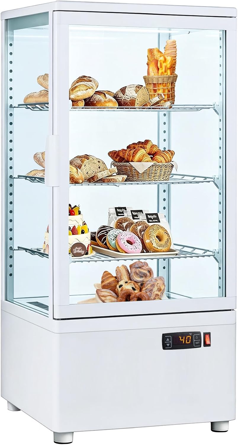 Compact Refrigerator, Countertop Display Cases for Pastry & Food