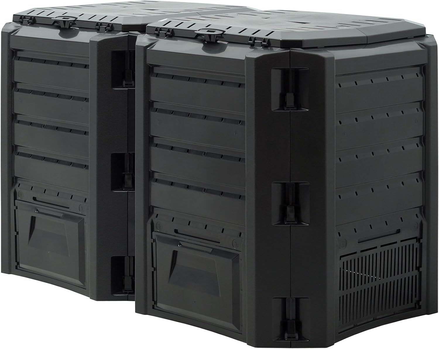 DEUBA® 800 Litre Garden Composter Bin | Composting Waste Box | Recycling | Dog Waste | Food Caddy | Worm Farm | Outdoor Compost Eco Storage Bins | Large