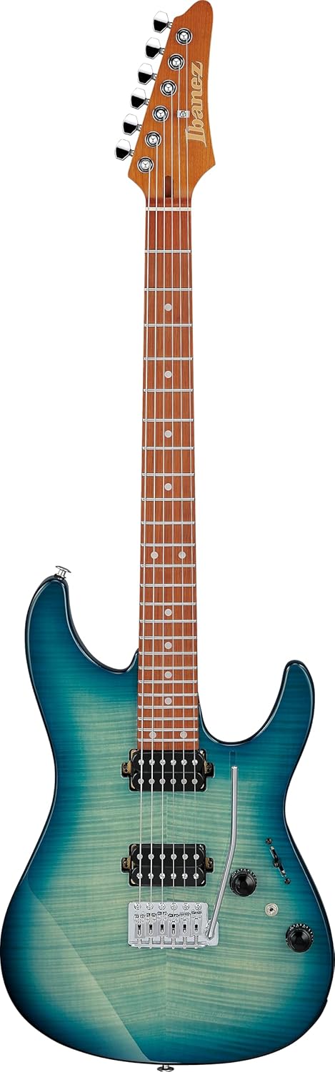 Ibanez Standard AZ24S1F-TXB Transparent Turquoise Burst - Electric Guitar
