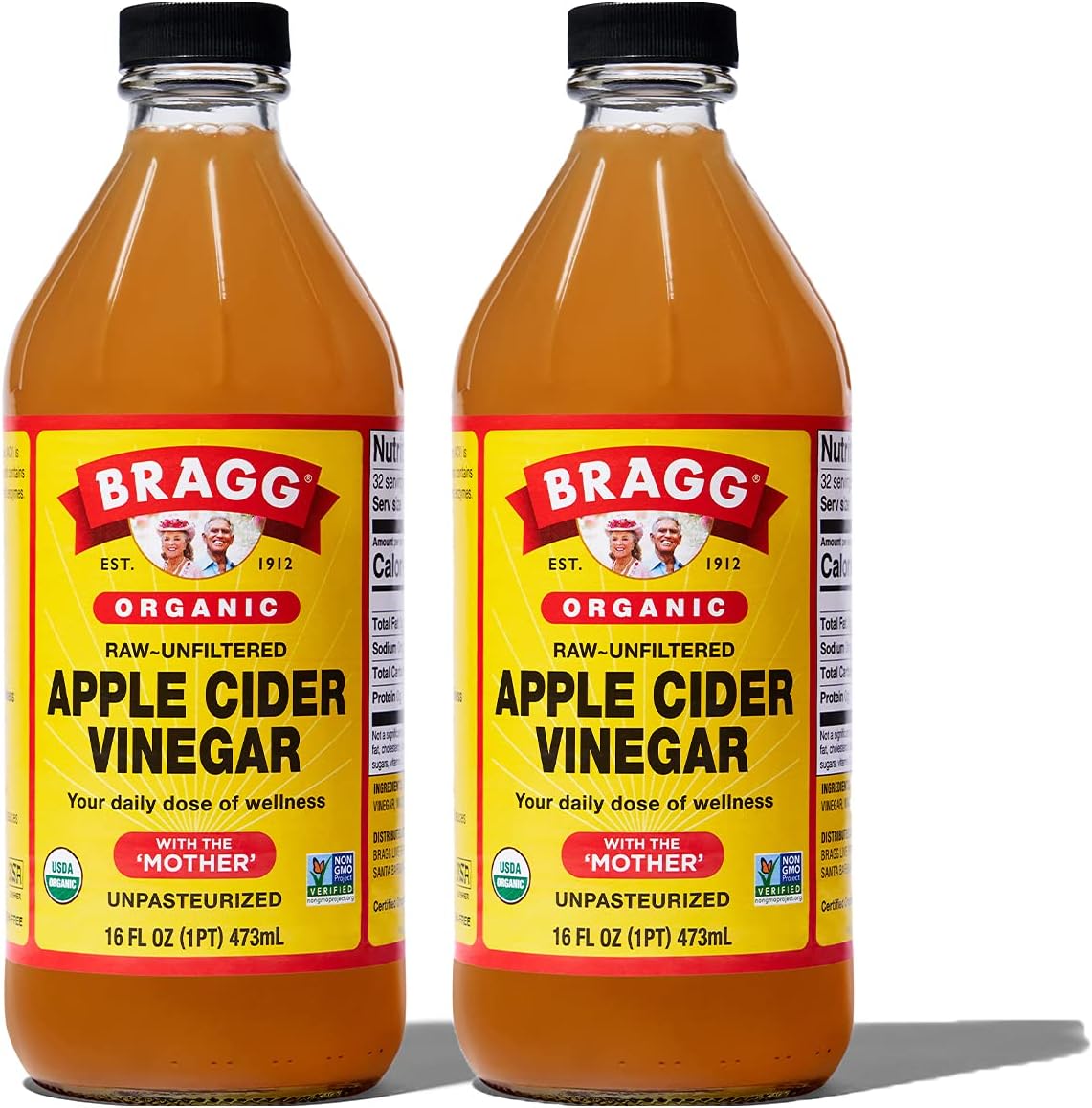 Bragg Apple Cider Vinegar, 16 Oz (2 Btls)