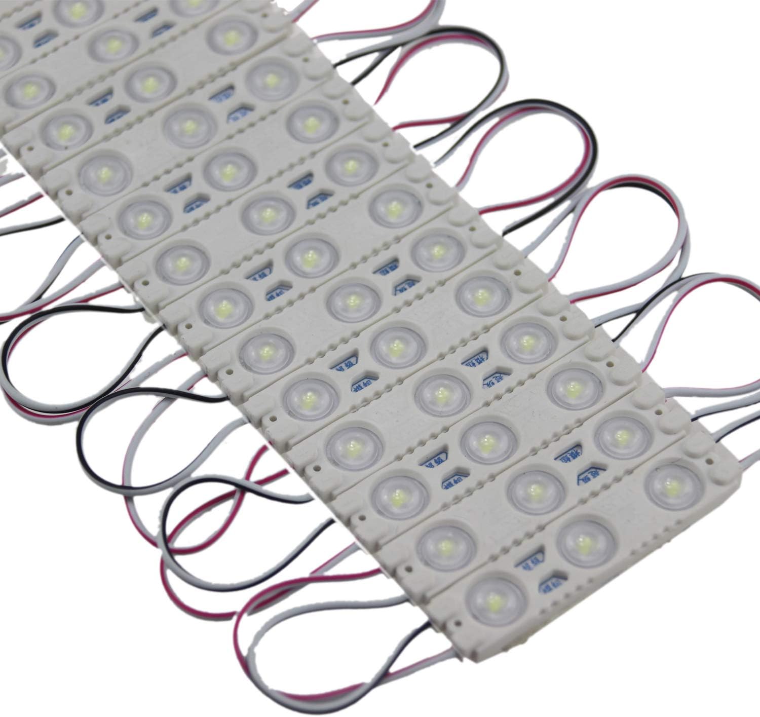 REXTiN Super Bright 200pcs 2835 3 LED Module Yellow Waterproof Decorative Light for Letter Sign Advertising Signs with Tape Adhesive Backside (Yellow)