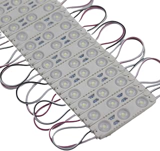 Rextin Super bright 200pcs 2835 3 LED Module White Waterproof Decorative Light for Letter Sign Advertising Signs with Tape Adhesive Backside 3 Years Warranty