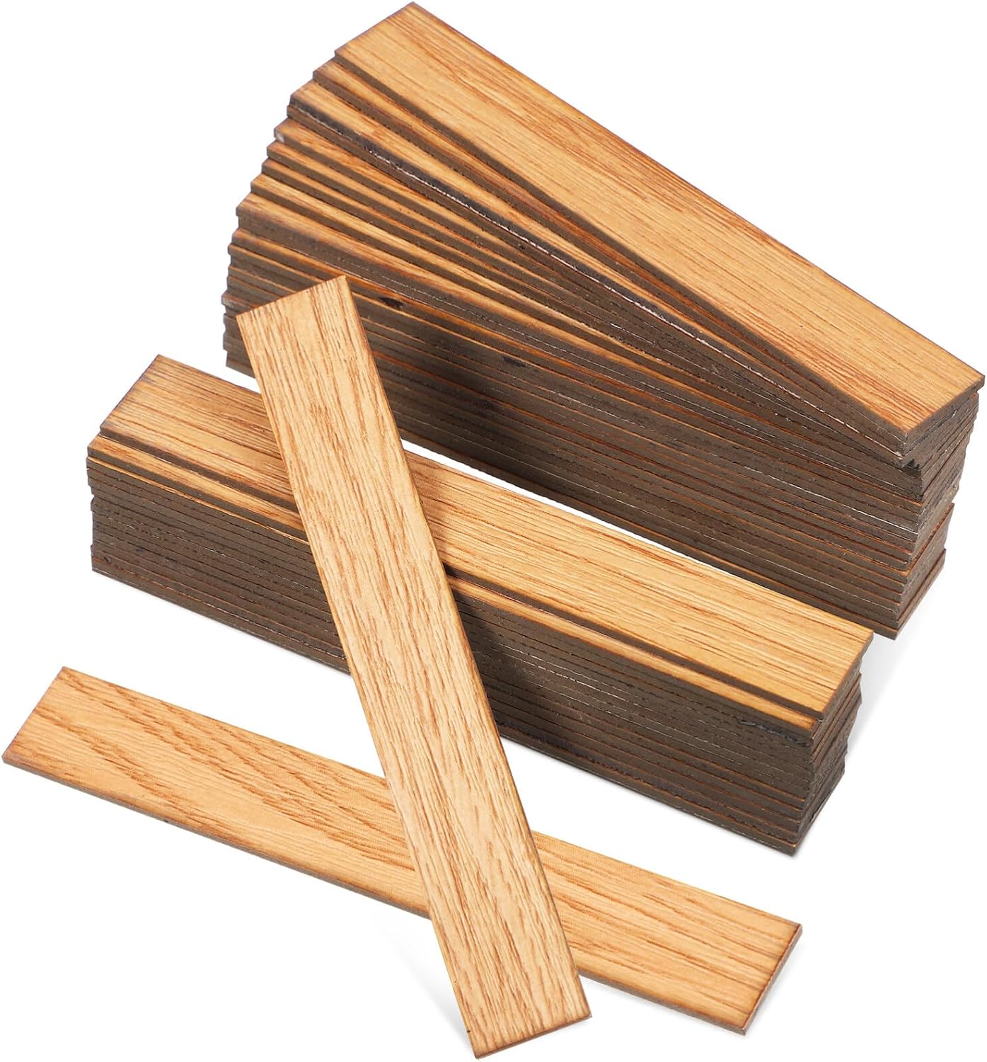 Didiseaon 40pcs Dollhouse Flooring Models 1:12 Scale Floor Boards Mini House Rectangular Tiles Mini Wooden Floor Boards for Dollhouse Decorations Accessories