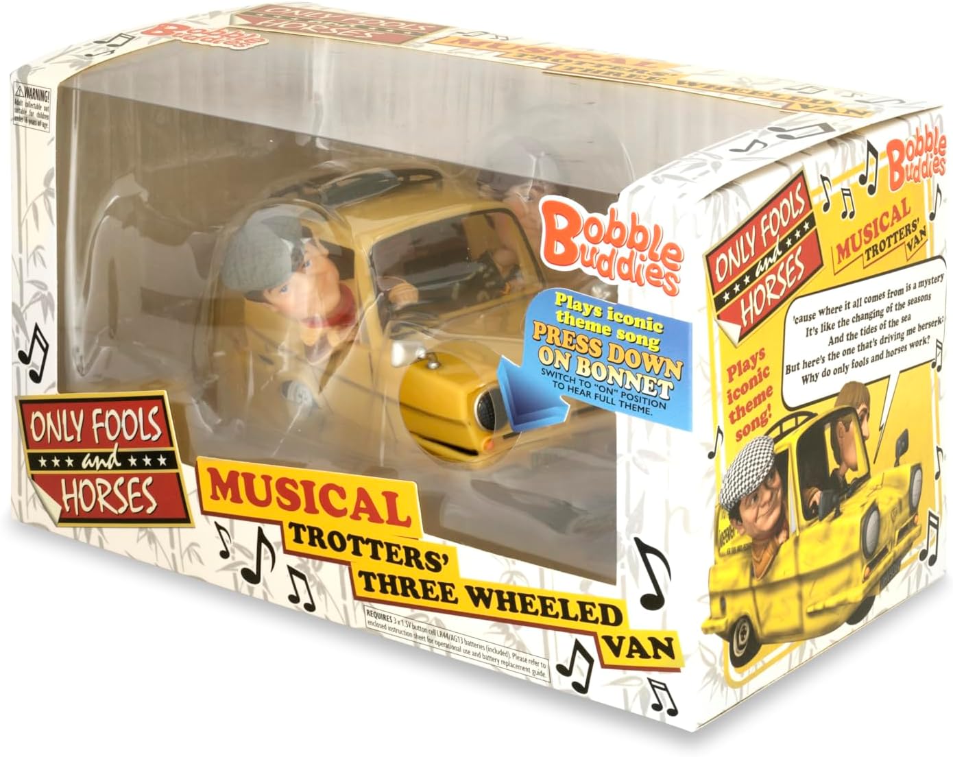 Sporting Profiles Only Fools and Horses Bobble Head Buddies Bobblehead Musical Trotters Three Wheeled Van Reliant Regal Robin Van