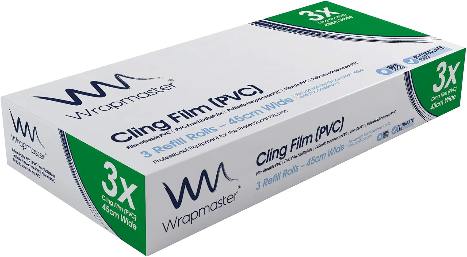 Wrapmaster 4500 cling film refills 45cm x 300m (3)