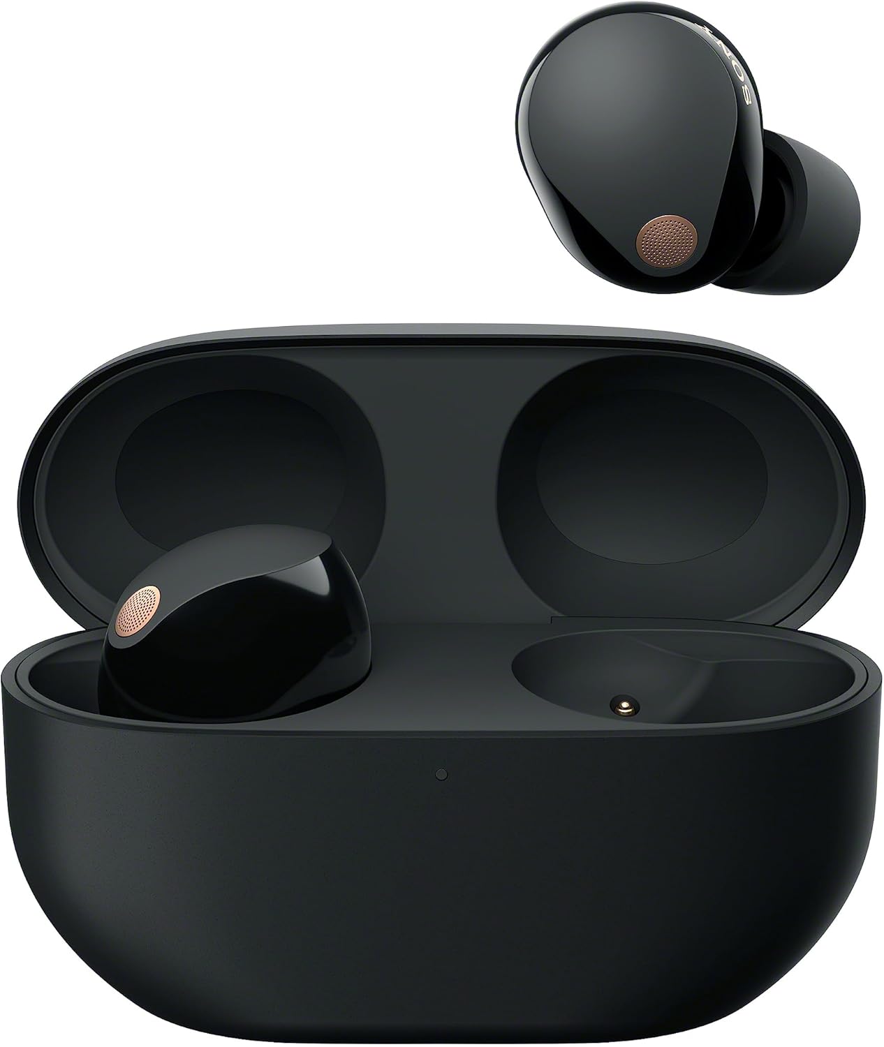 Sony YY2963 Wireless Noise Cancelling Earbuds, Bluetooth, In-ear Headphones, Mic, Up to 24 Hours Battery Life, Quick Charge, IPX4, iOS & Android Compatible - Black