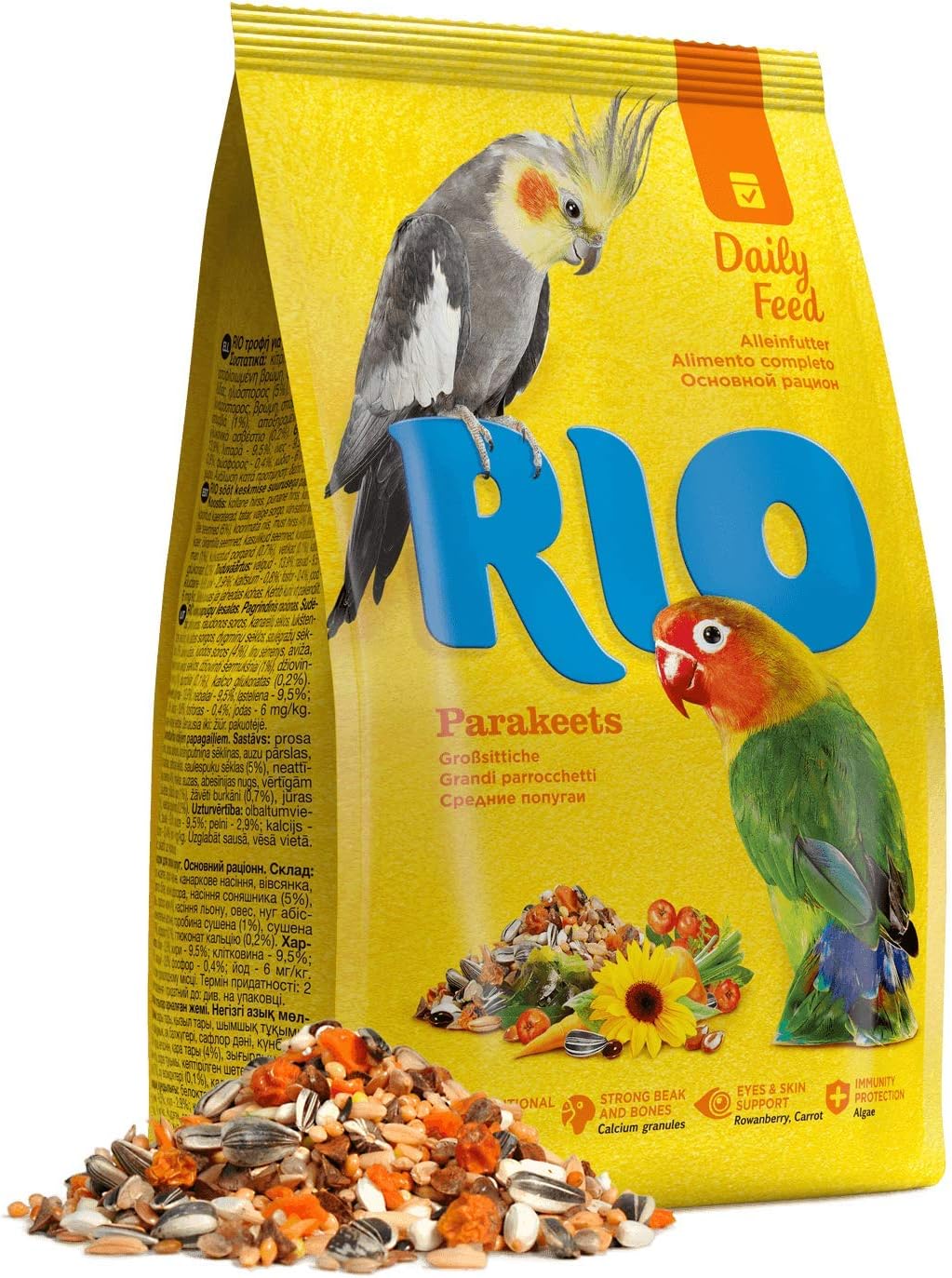 Rio Food for Parakeets Daily Ration, 1 Kg
