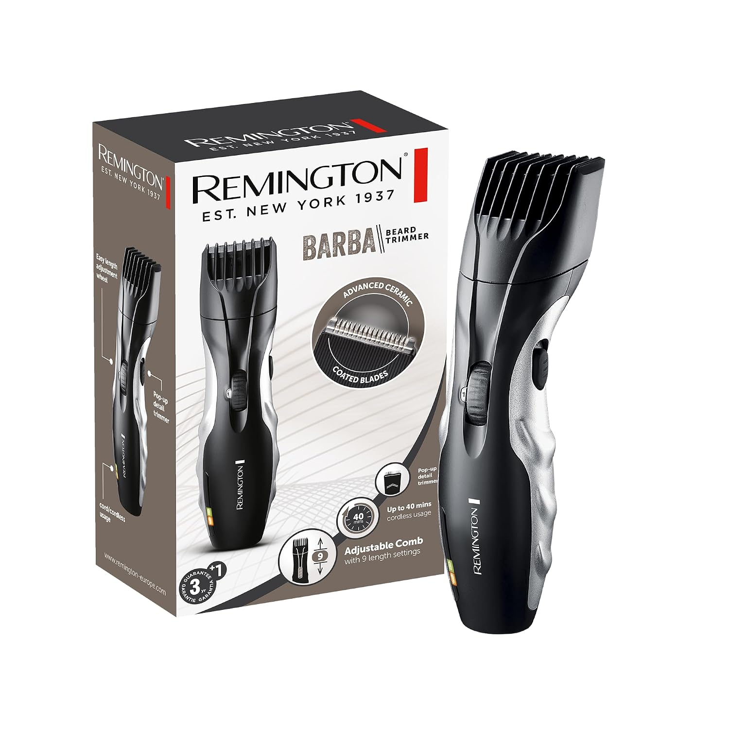 Remington Mb 320 C Beard Trimmer 'Barba'