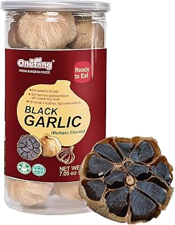 ONETANG Black Garlic 7.05 Oz Multiple Black Garlic Fermented for 90 Days Super Foods Non-GMO Non-Additives Ready to Eat