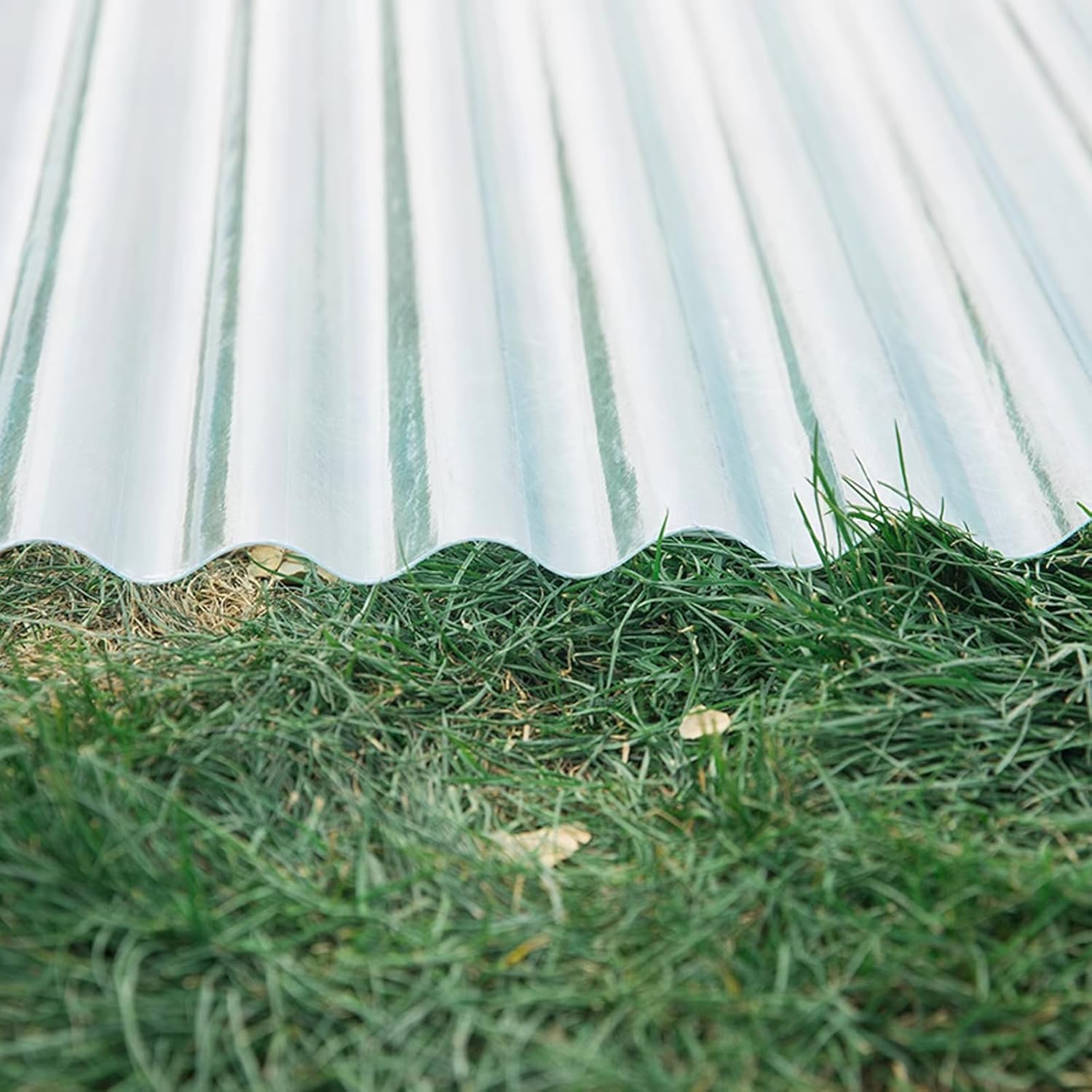 Transparent Roofing Cladding,Outdoor FRP Daylighting Plate,Roof Sheeting,Rainproof Board for Greenhouse,Garage Shed Roof Panel,Cladding Walling Sheeting,1.5mm Thick (35x20in)