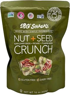 180 Snacks Nut + Seed Crunch, Sunflower Seeds, Pecans, Pumpkin Seeds 16 Oz Bag