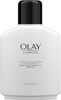 Olay Face Moisturizer, Complete All Day Moisturizer With Sunscreen Broad Spectrum SPF 15 - Sensitive, 4 fl. Oz, 1 unit