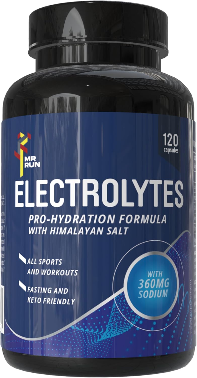 Electrolyte Tablets 120 - Rapid Acting Rehydration for Sports, Gym, Fasting
