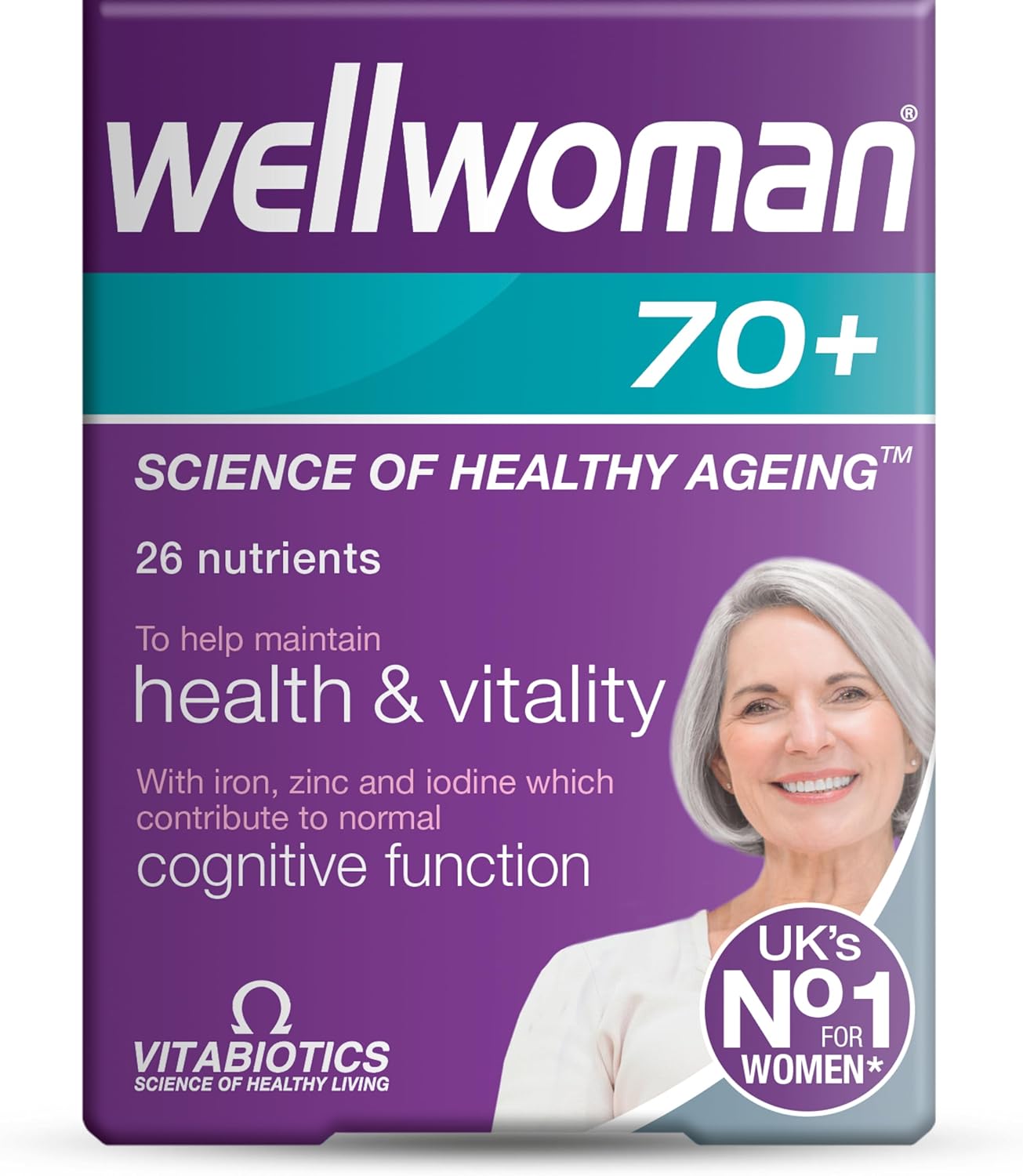 Wellwoman Multivitamin for Women Over 70 Years (Pack of 1)