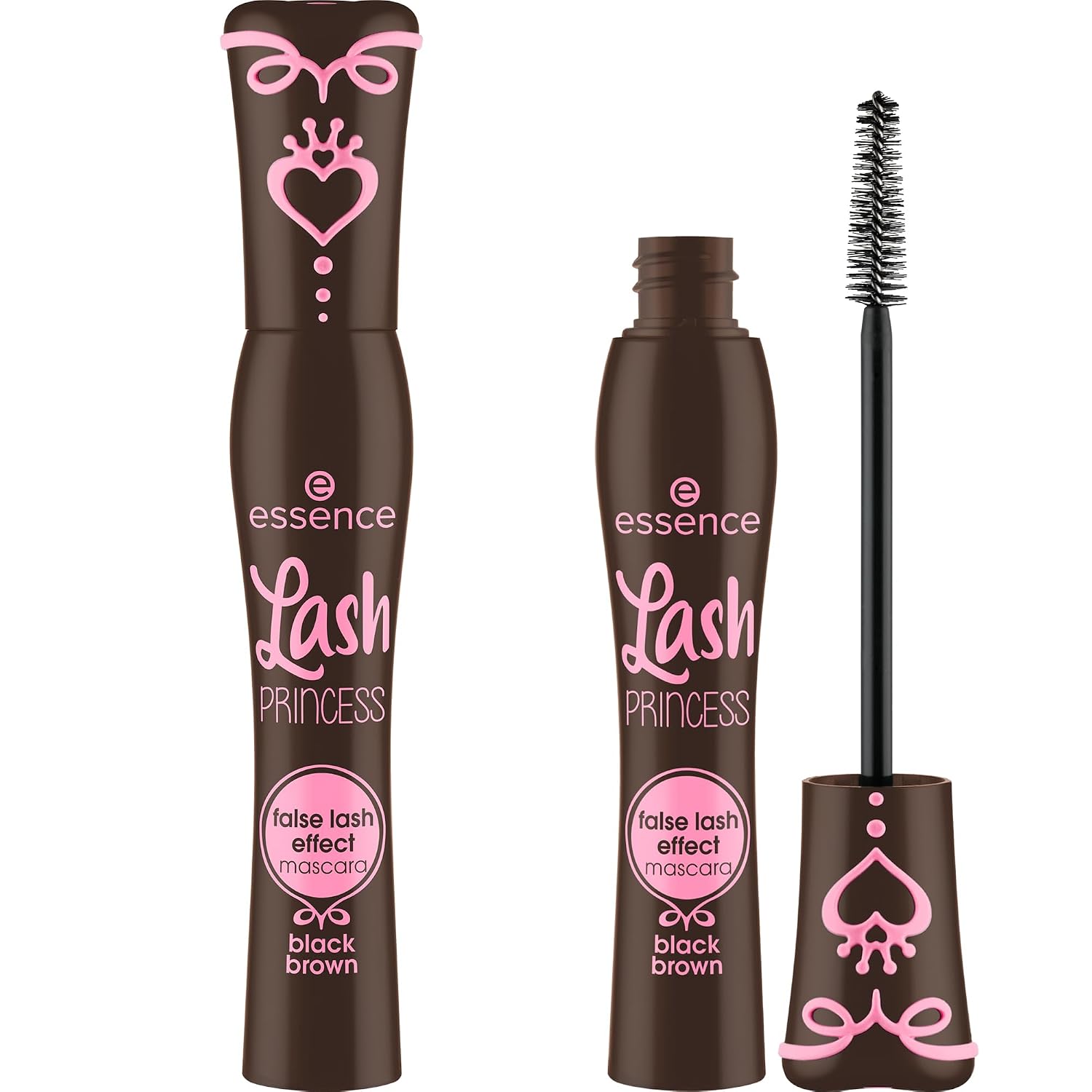 Lash Princess False Lash Mascara Duo Bundle, Brown (Pack of 2)