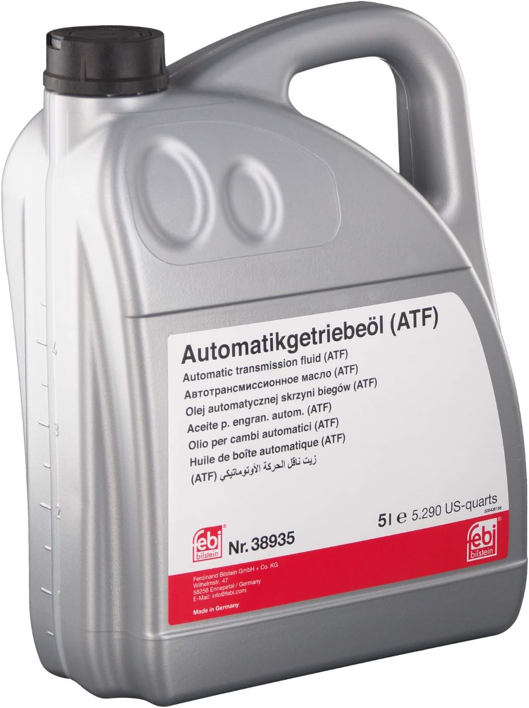 febi bilstein 38935 Automatic Transmission Fluid (ATF), pack of one,5 Litres