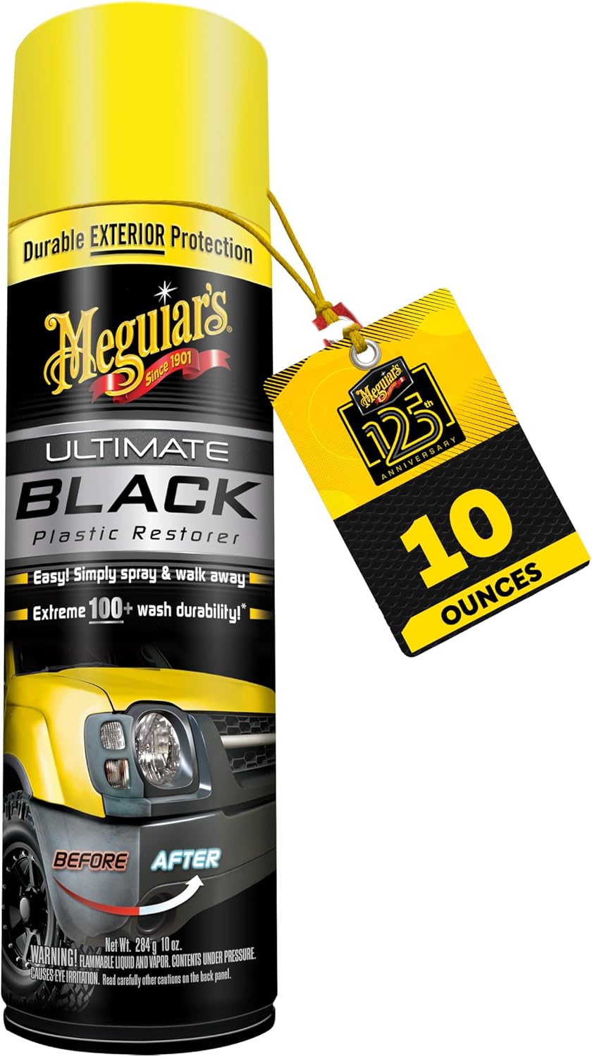 Meguiar's Ultimate Black Plastic Restorer, 10 Oz