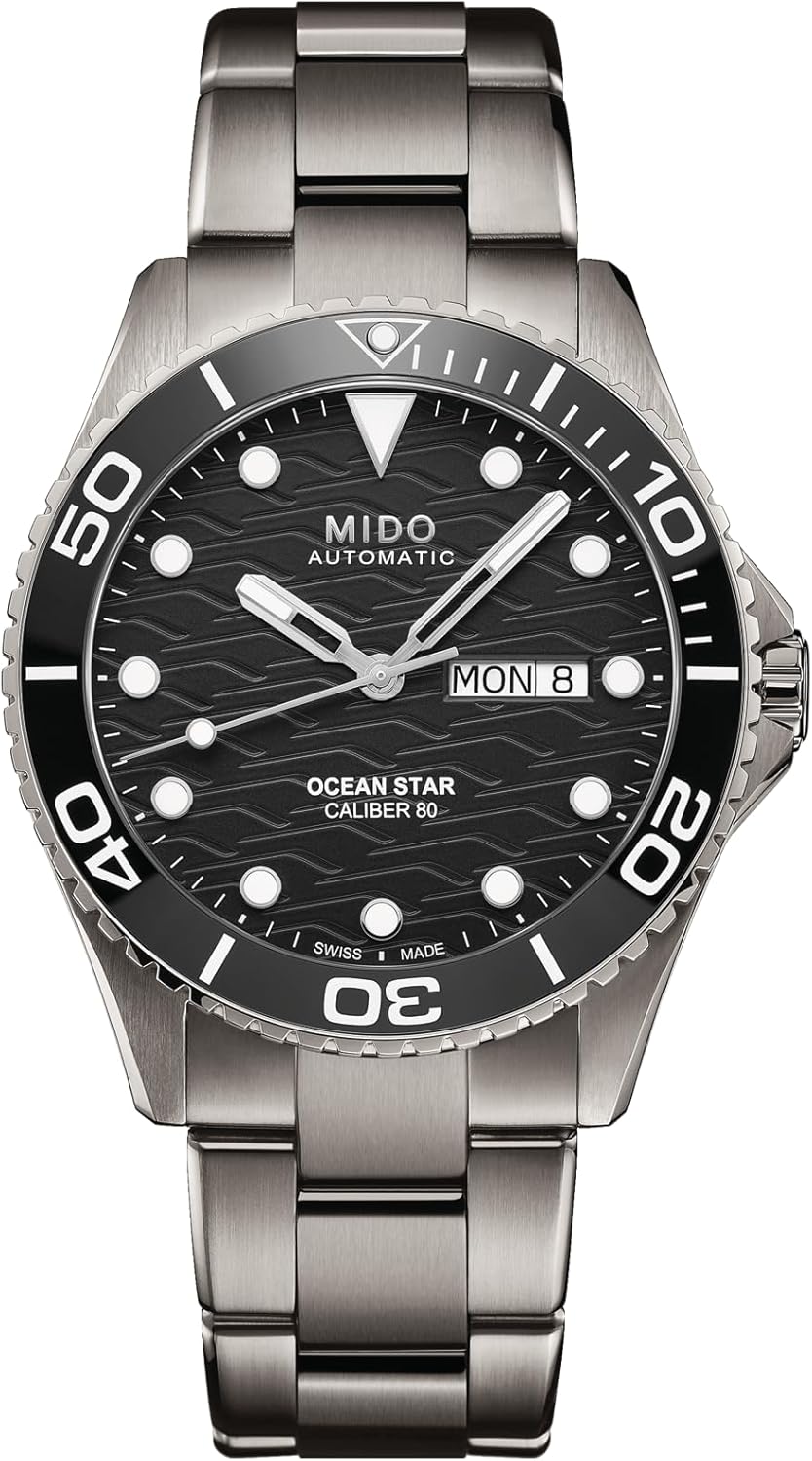 MIDO Ocean Star Titanium M0424304405100 Automatic Mens Watch 80h Power Reserve