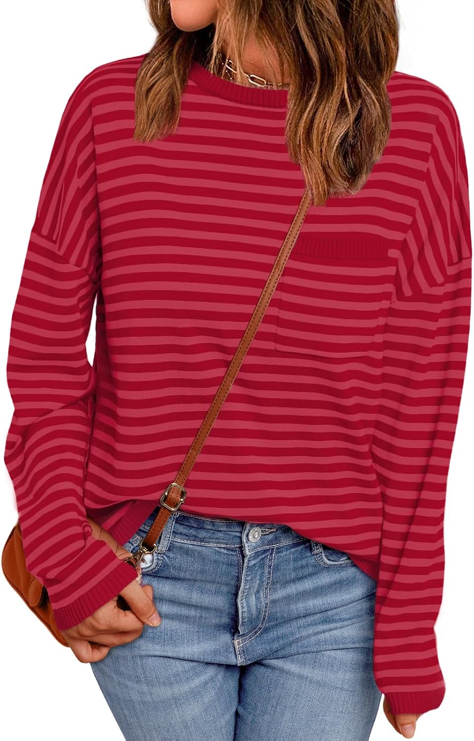 LILLUSORY Womens Striped Lightweight Sweaters 2026 Fall Fashion Outfits