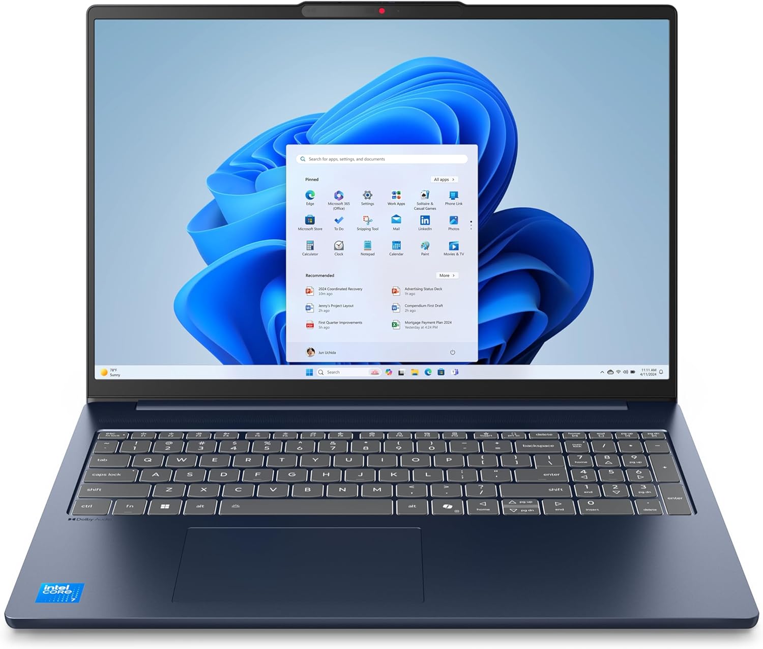 Lenovo IdeaPad Slim 5 | 16 inch WUXGA 1200p Laptop | Intel Core i5-13420H | 16GB RAM | 1TB SSD | Windows 11 Home | Cosmic Blue