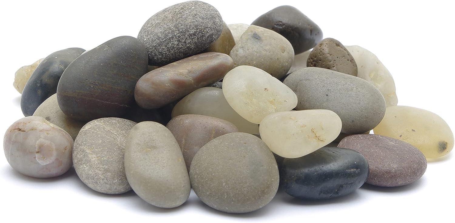 Marina Decorative Aquarium Gravel Natural Beach Pebble, 12 - 18 mm, 2 Kg