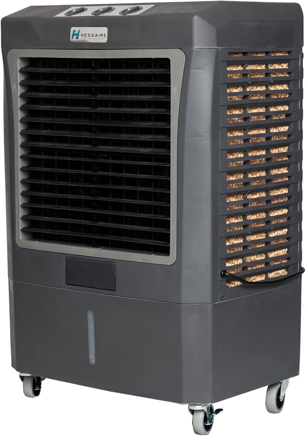 Hessaire MC37M Indoor or Outdoor Portable Oscillating Evaporative Swamp Air Cooler for 950 Square Feet of Space with Water Reservoir