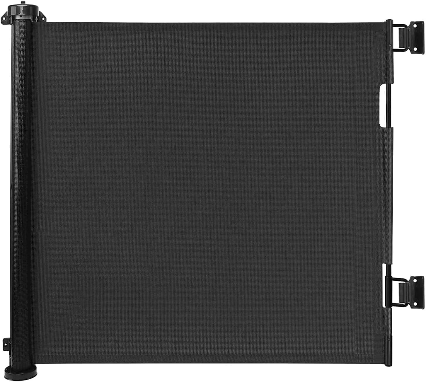 Retractable Stair Gate for Baby, Extra Wider Safety Dog Gate 150cm, 86cm Tall, One Hand Operated Baby Gate for Stairways & Hallways, Indoor & Outdoor, Black(150cm)