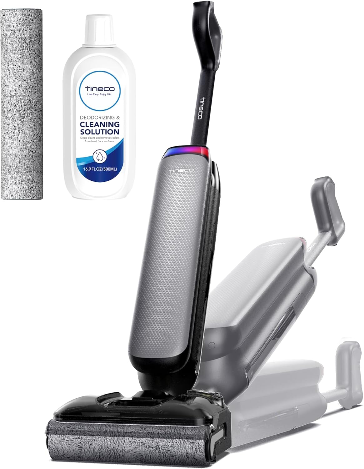 Tineco Wet Dry Vacuum Cleaner 22kPa Suction Floor Cleaner Mop, 50 Min Runtime, iLoop Smart Sensor, DualBlock Anti-Tangle Design, 185℉ Flashdry, Dual-Edge Cleaning, 180° Lay-Flat, Floor One S7 Artist