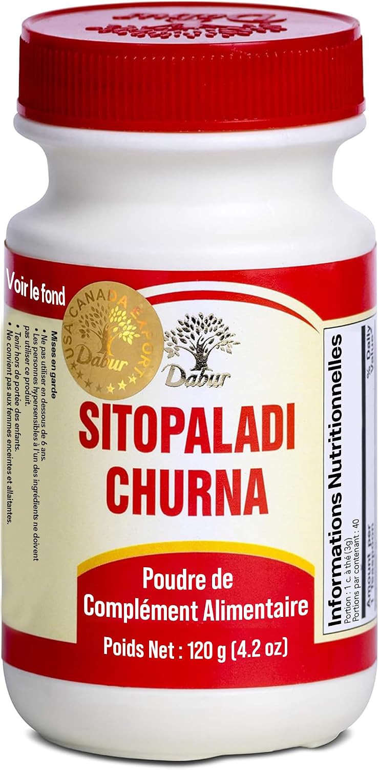 Dabur Sitopaladi Churna 120 Grams (for Relief from Cough)