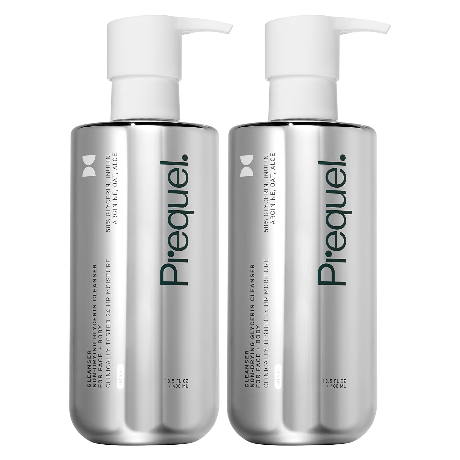 Prequel Skin Gleanser Face Wash, Moisturizing Glycerin Cleanser, Dry Skin