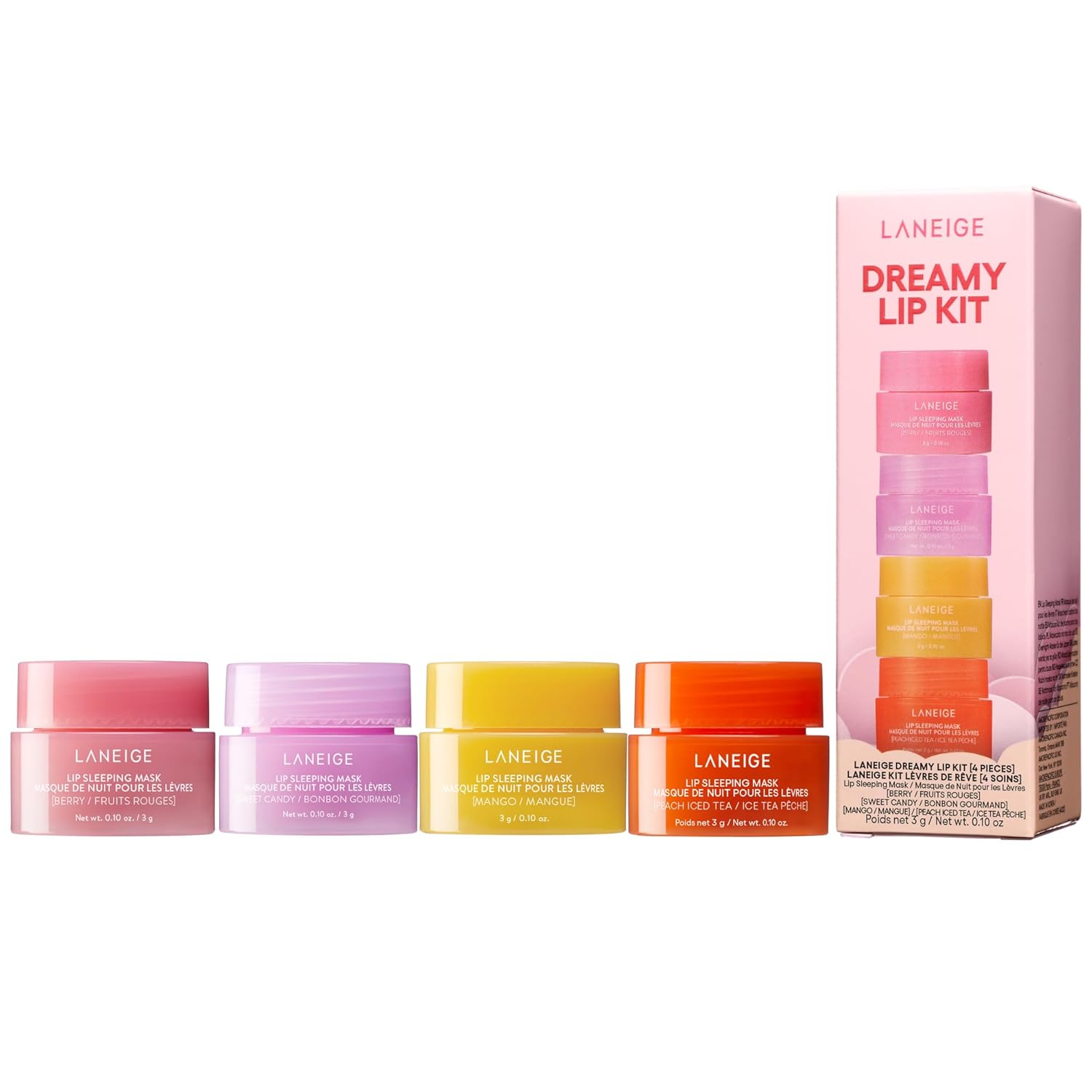 LANEIGE Lip Sleeping Mask: Nourishing Overnight Lip Treatment with Vitamin C, Shea & Murumuru Butter for Hydrating Dry, Flaky Lips