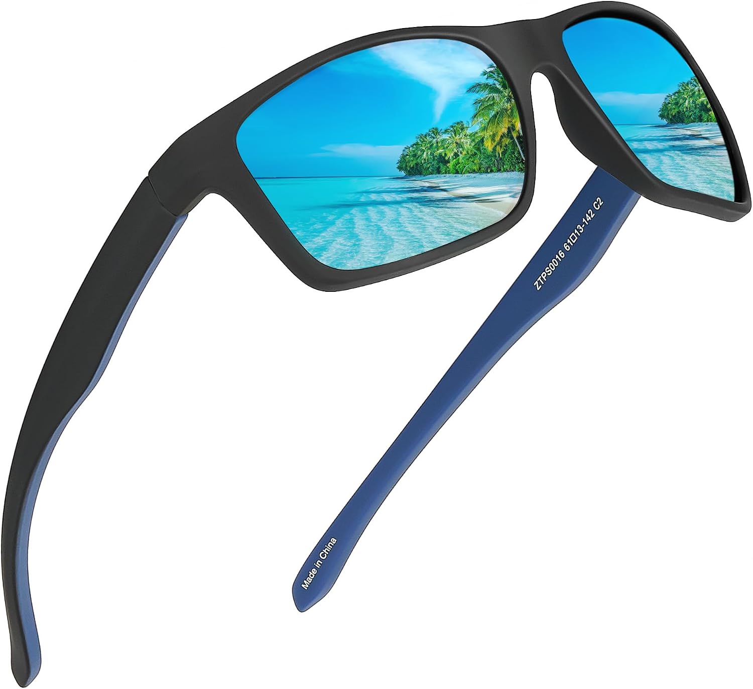 Jim Halo Polarized Sunglasses for Men Women Wrap Around Sport Sun Glasses for Cycling Fishing Driving