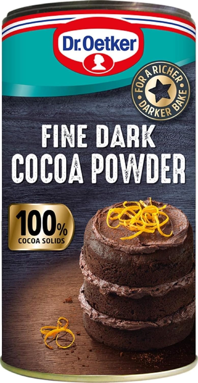 Dr. Oetker Fine Dark Cocoa Powder Tub, 190g