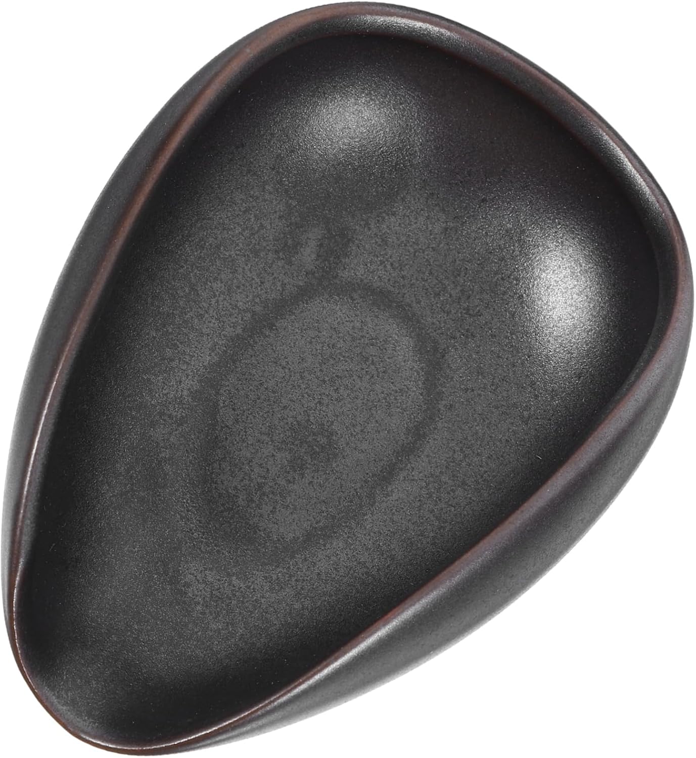 Mikinona Ceramic Coffee Bean Measuring Plate Reusable Kitchen Tray for Accurate Dosing Multi Use Elegant Dish for Coffee Beans Powder Tea Leaves Heat Resistant Design for Daily Use