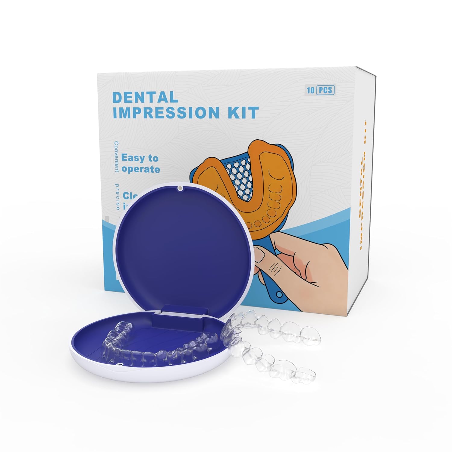 Custom Clear Retainers for Teeth (Upper + Lower Retainer) | 1.0mm/1.5mm Invisible & Comfortable Fit for Adults & Teens, BPA-Free