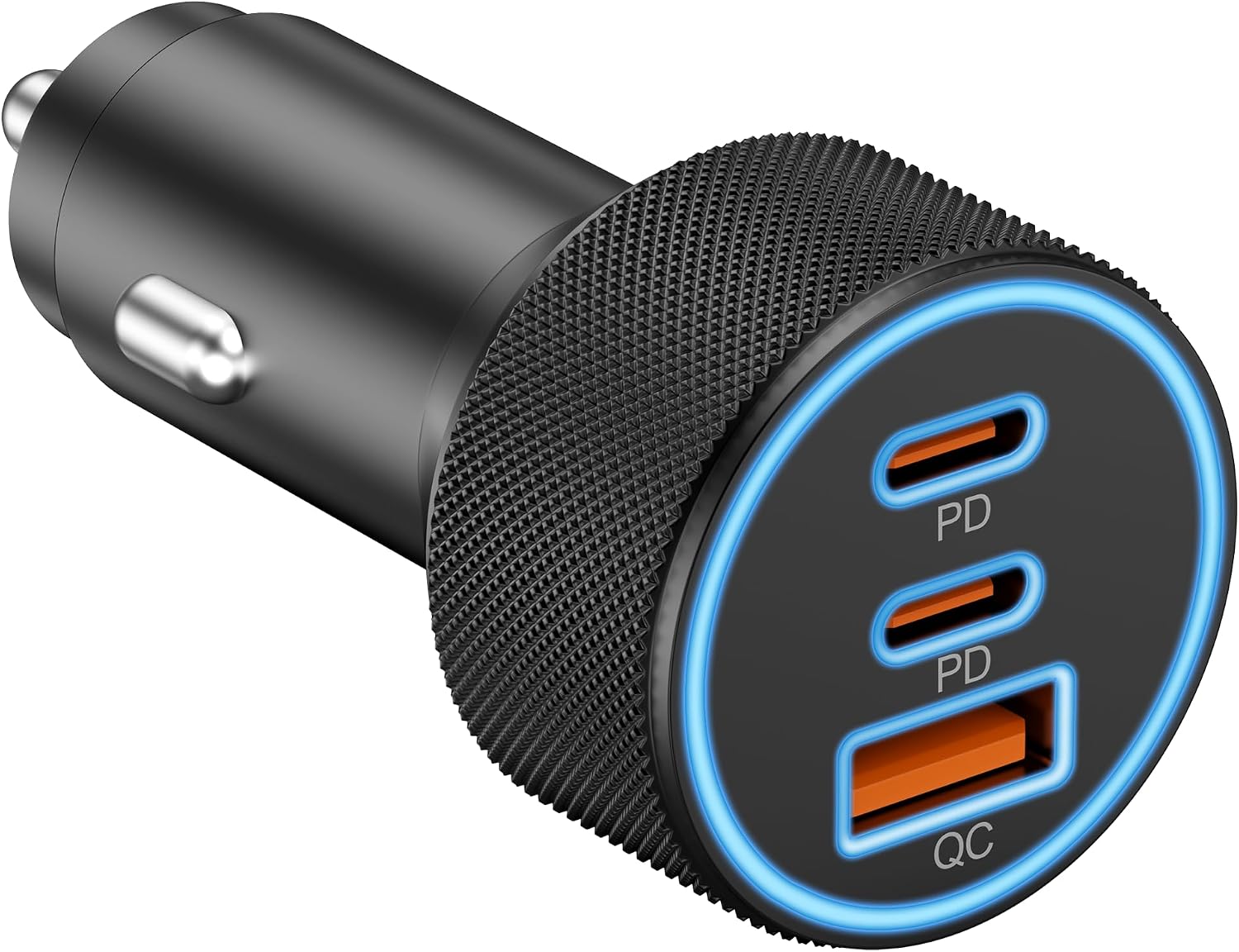 Car Charger USB C, 3 Port 67W Dual USB-C & USB-A Car Phone Charger Adapter | Fast Charging Cigarette Lighter Accessories, for iPhone 17/16/15/14/13/12/11 Pro Max,iPad, Galaxy S26/S25/S24,Pixel, Android