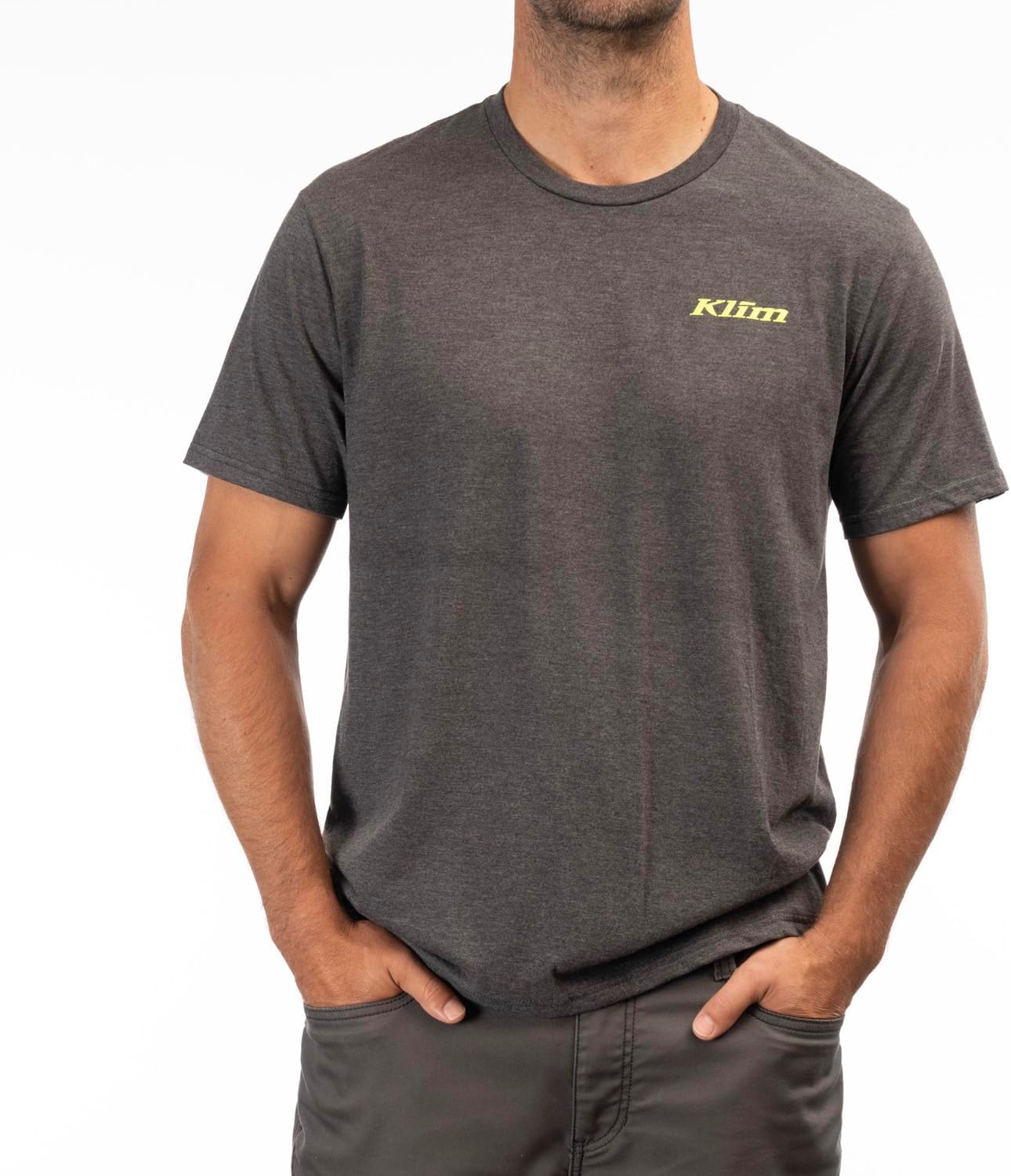 KLIM Men's Discovery Tri-Blend Short Sleeve Tee Shirt