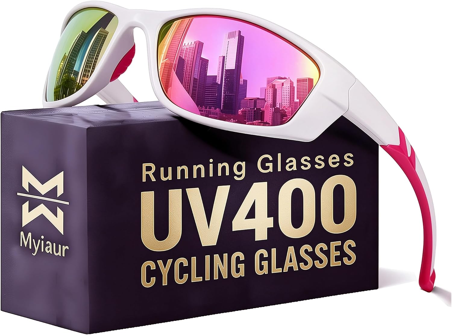 Myiaur Running Sunglasses for Women Polarised UV400 Protection