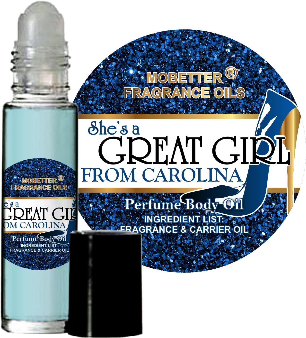 MOBETTER FRAGRANCE OILS She's a Great Girl from Carolina Women Perfume Body Oil