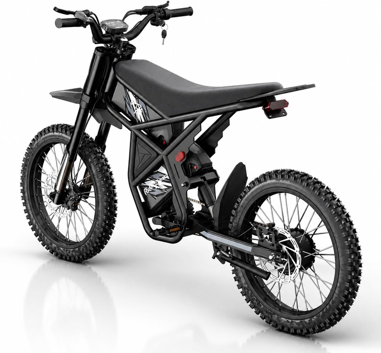 Riding'times Upgraded GT73 Electric Dirt Bike, 48V 36.4AH Electric Bike【for CA/NY】