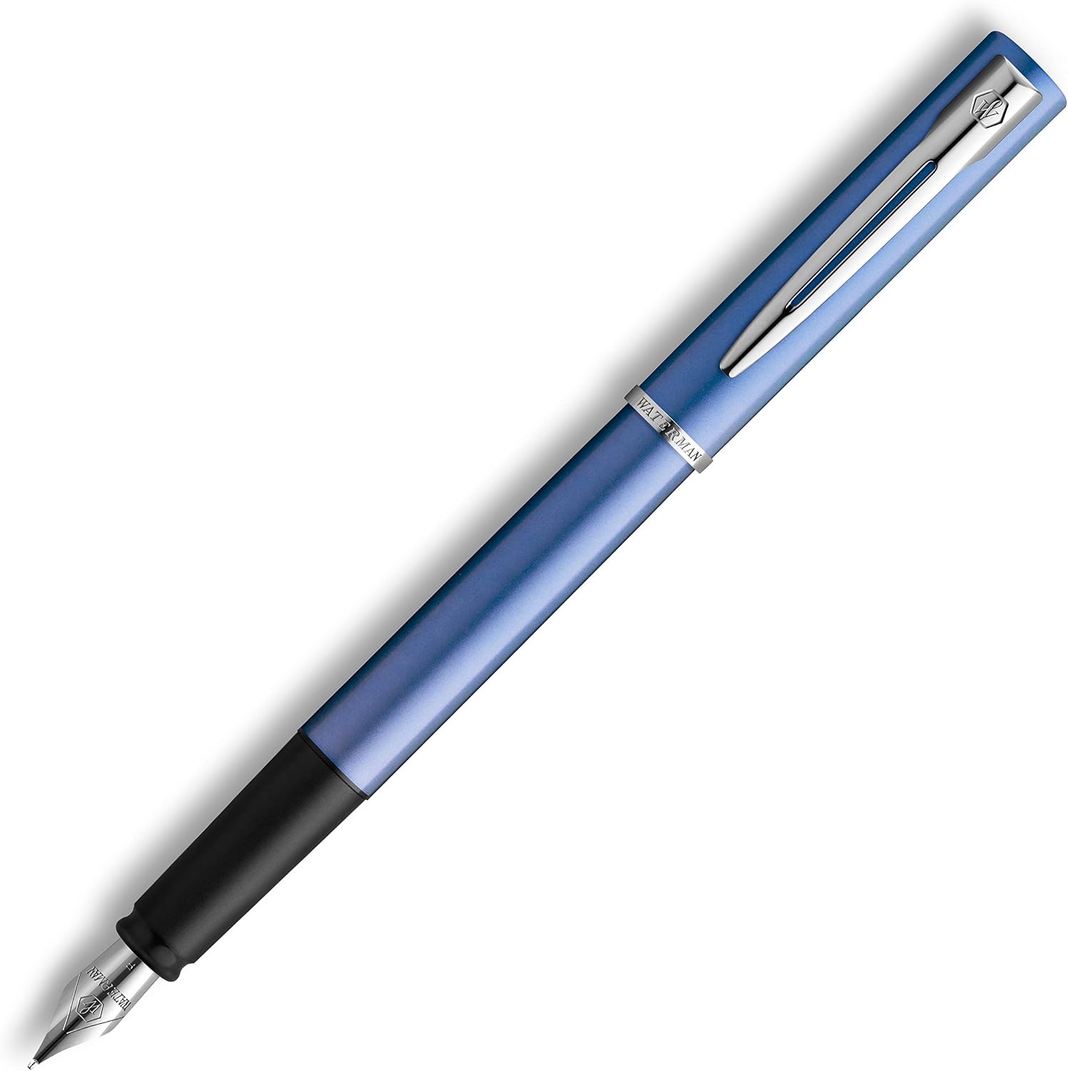 Waterman Allure Fountain Pen Blue Lacquer Fine Nib Blue Ink Gift Box