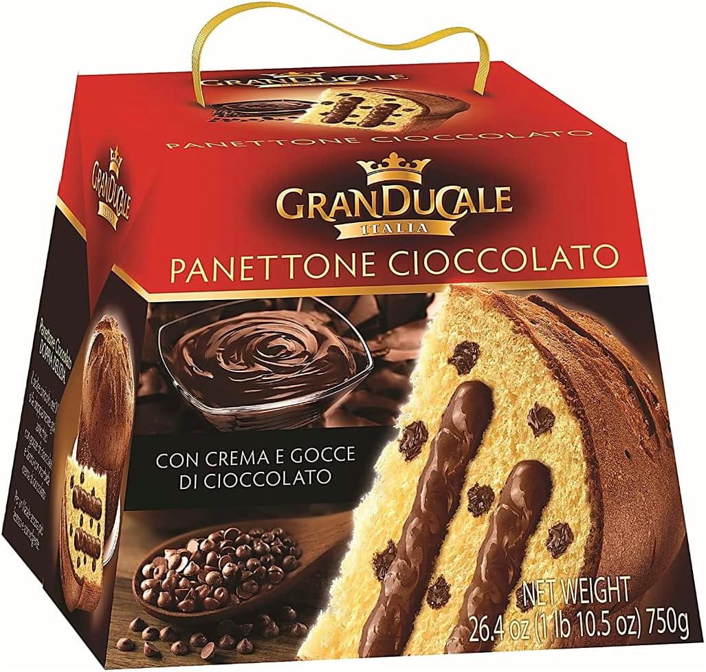 Gran DuCale Italia Panettone Doppia Delizia Cioccolato (Double Delight Chocolate) 750g
