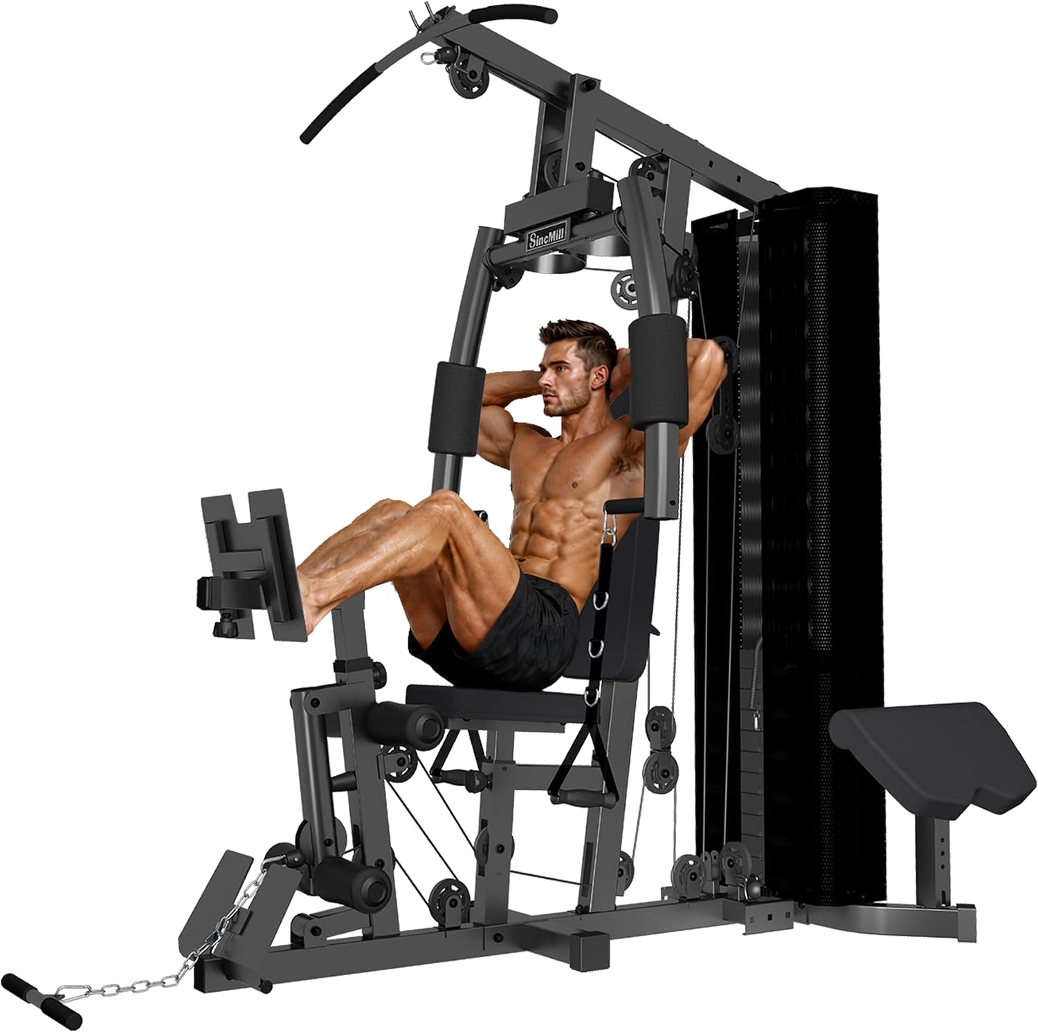 SincMill Home Gym Multifunctional Full Body Workout Equipment for Home Exercise Fitness