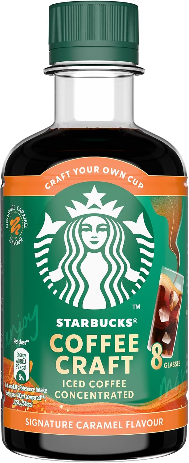 STARBUCKS® Signature Caramel Flavour Iced Coffee Concentrated 260ml