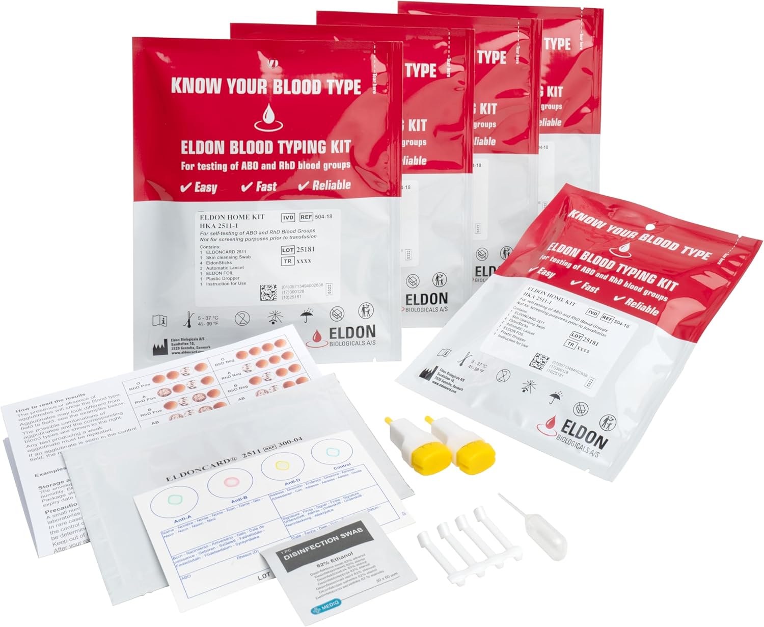 Blood Typing Test Kit Eldoncard by EldonCard