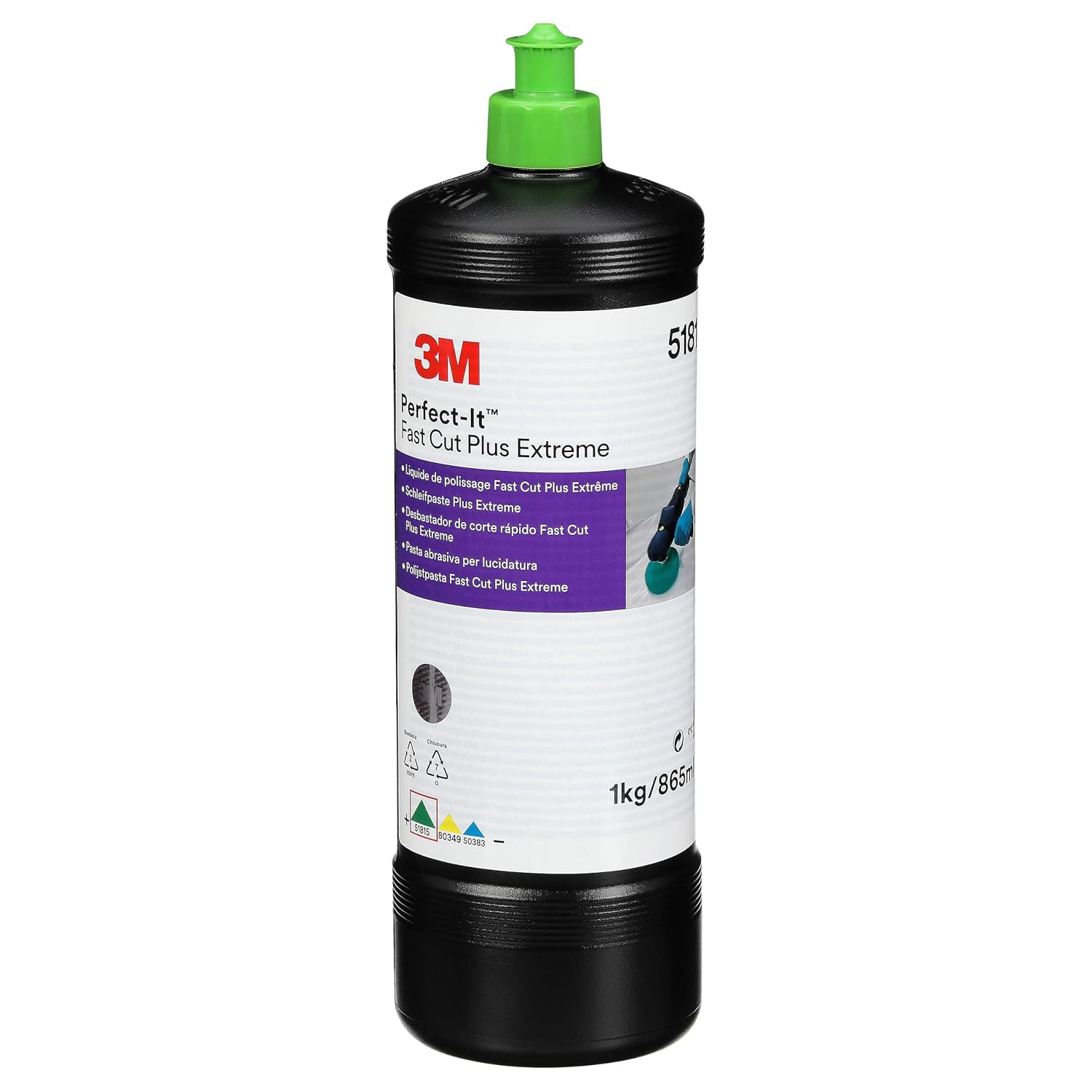 3M Perfect-it Fast Cut Plus Extreme 51815 - For Car Polishing & Refinishing - 1kg bottle