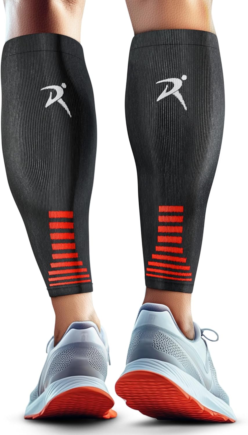 Calf Compression Sleeves for Men & Women - Ideal for Running, Sports, Shin Splints & More