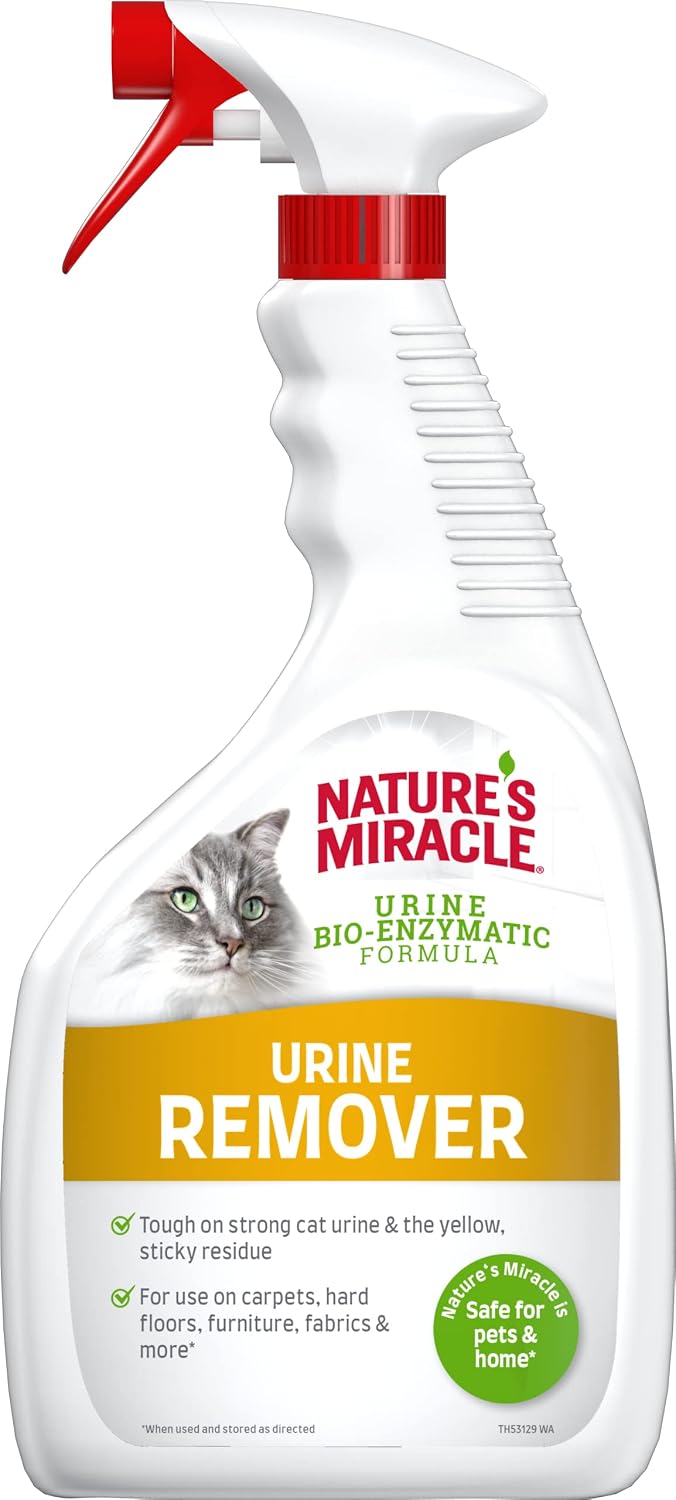 Nature's Miracle Cat Urine Stain & Odour Remover Bio-Enzymatic Formula 946ml