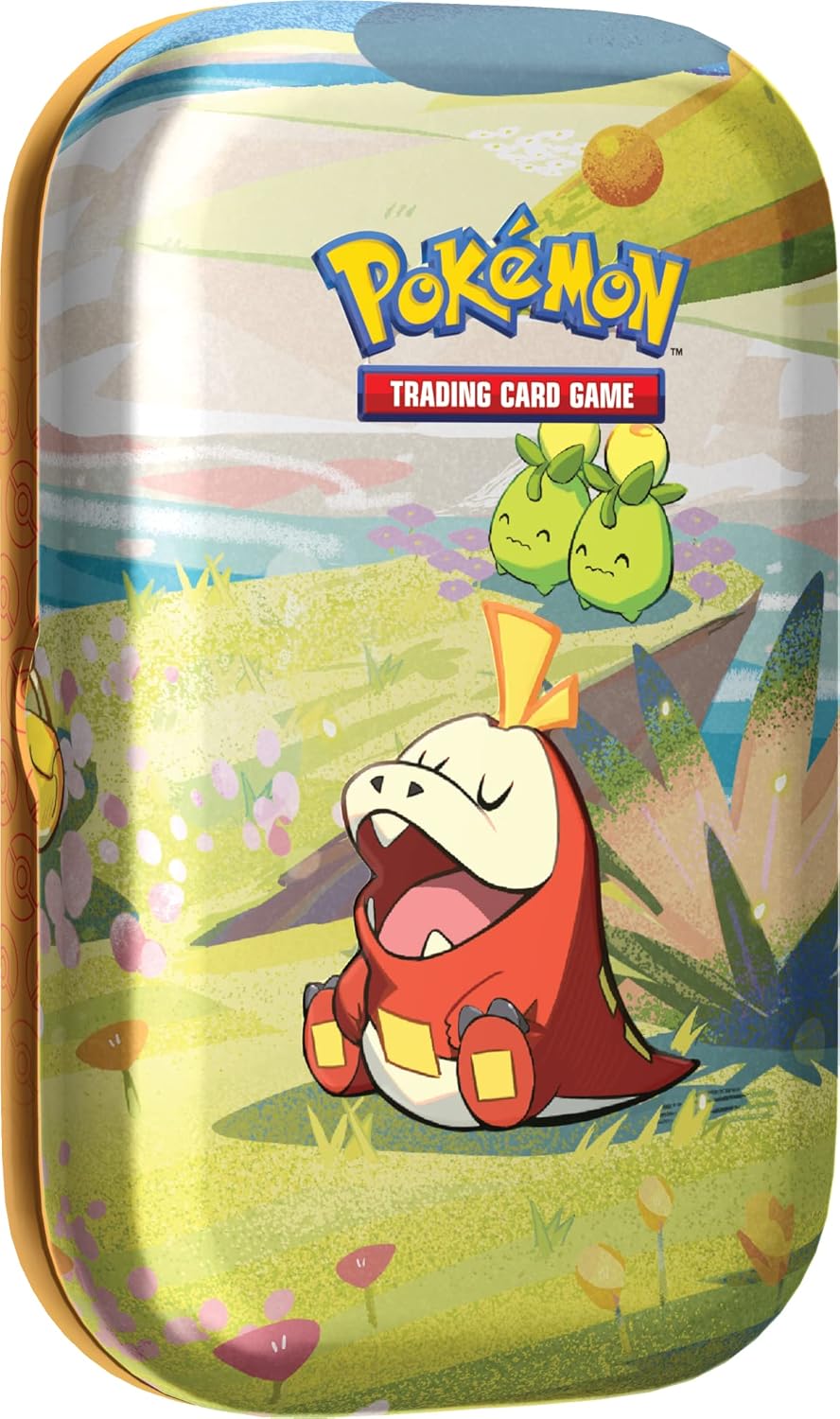 Pokémon TCG: Paldea Friends Mini Tins—Fuecoco (2 Booster Packs, 1 Art Card & 1 Sticker Sheet)